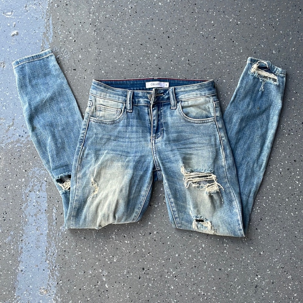 Cello distressed jeans